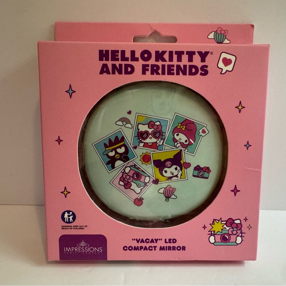 Hello Kitty Mint LED Compact Mirror